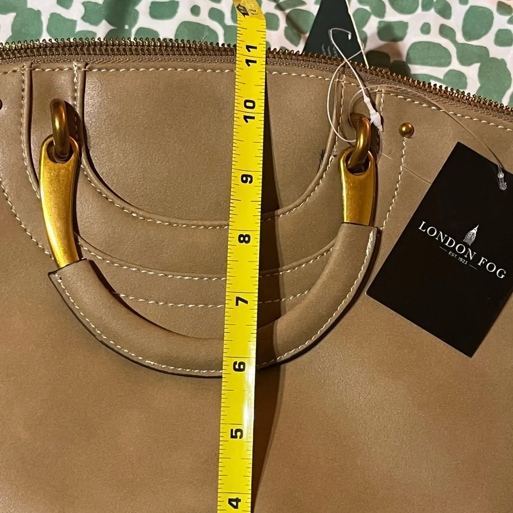 London Fog Classic Tan Laptop Bag